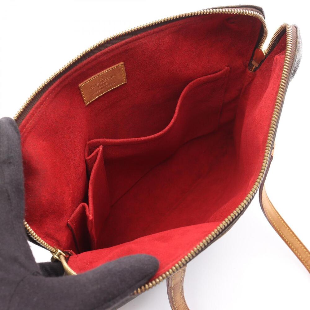 Louis Vuitton Shoulder Canvas Coussin Leather Bag Brown Monogram
